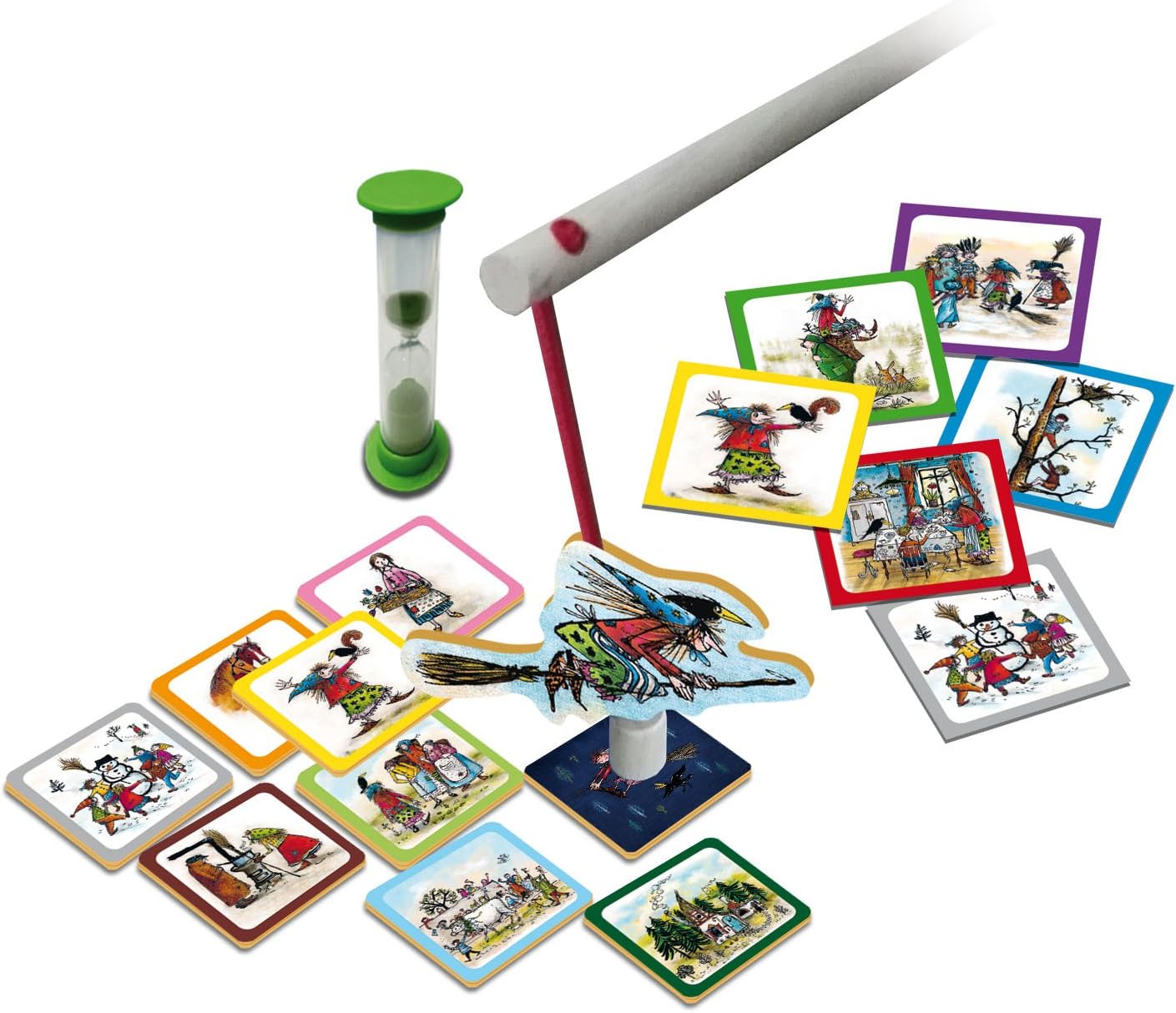 Gesellschaftsspiel - Die kleine Hexe - Das Turbulente Flug- und Suchspiel