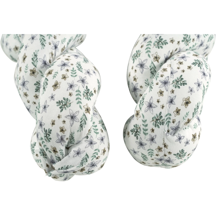 Alvi® Schlummer-Lounge geflochten Petit Fleurs grünweiß 170 cm