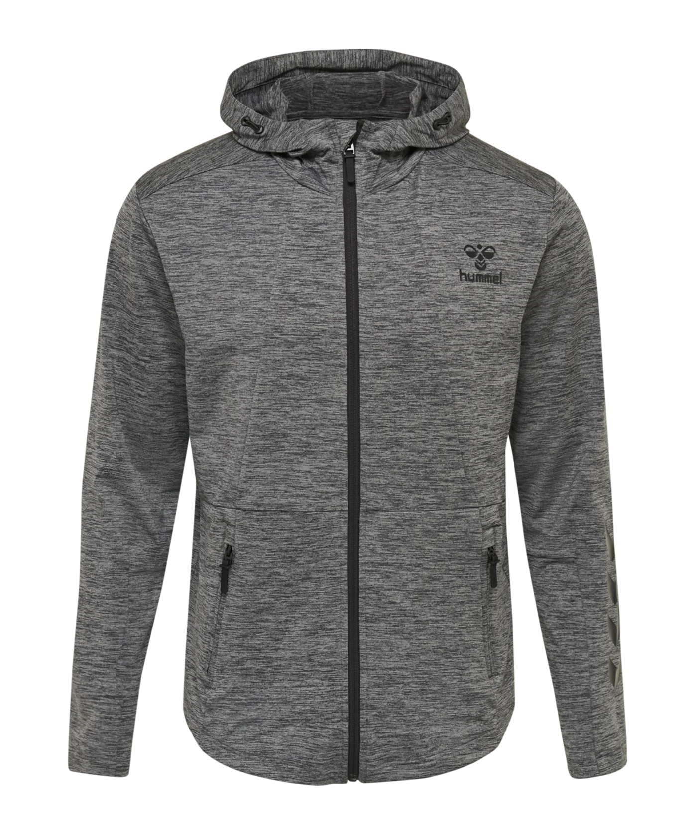 Hummel Aston Zip Hoody Grau F2007