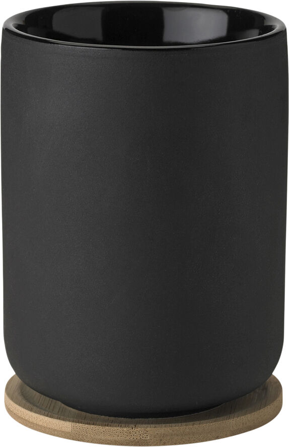 Stelton Theo termokop med coaster 0.25 l. black