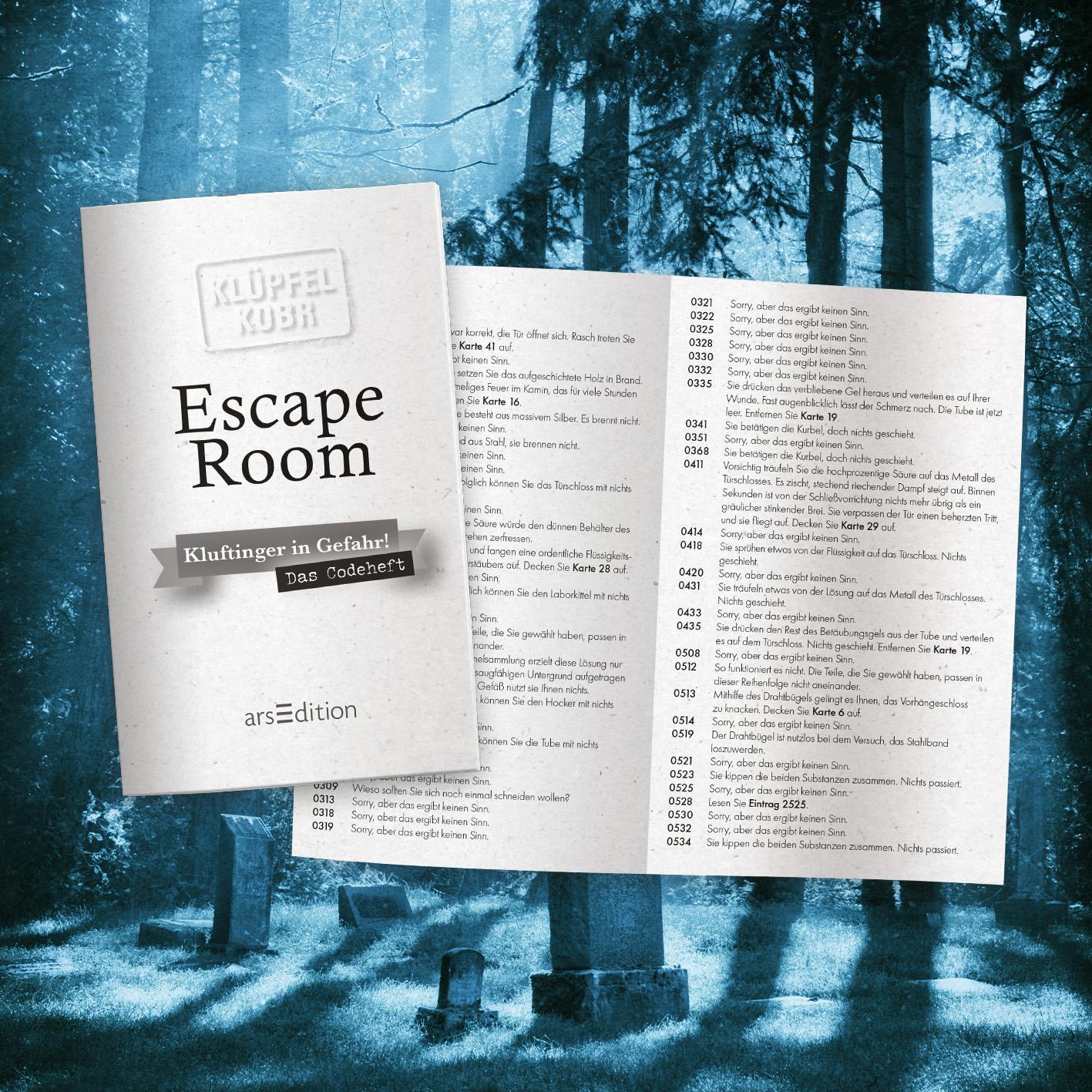 Klüpfel Kobr: Kluftinger in Gefahr. Ein Escape-Room-Spiel mit Kommissar Klufting