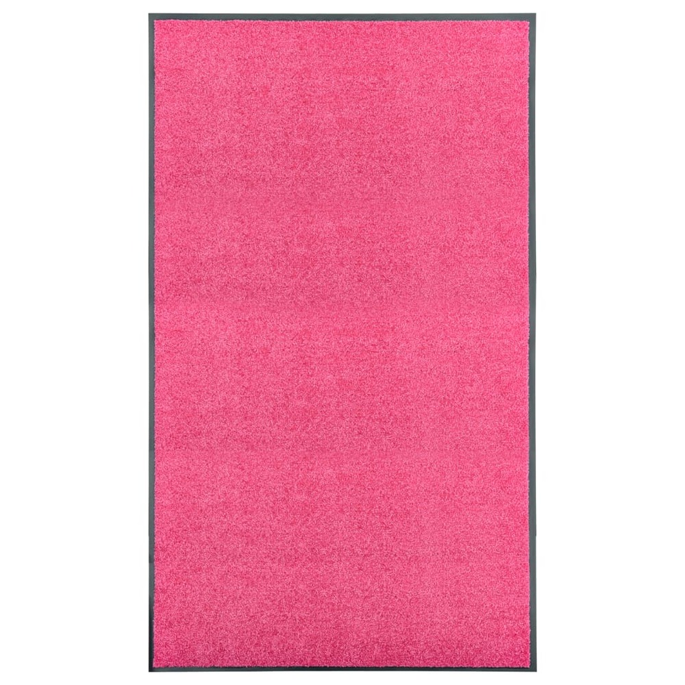 Paillasson lavable rose 90x150 cm