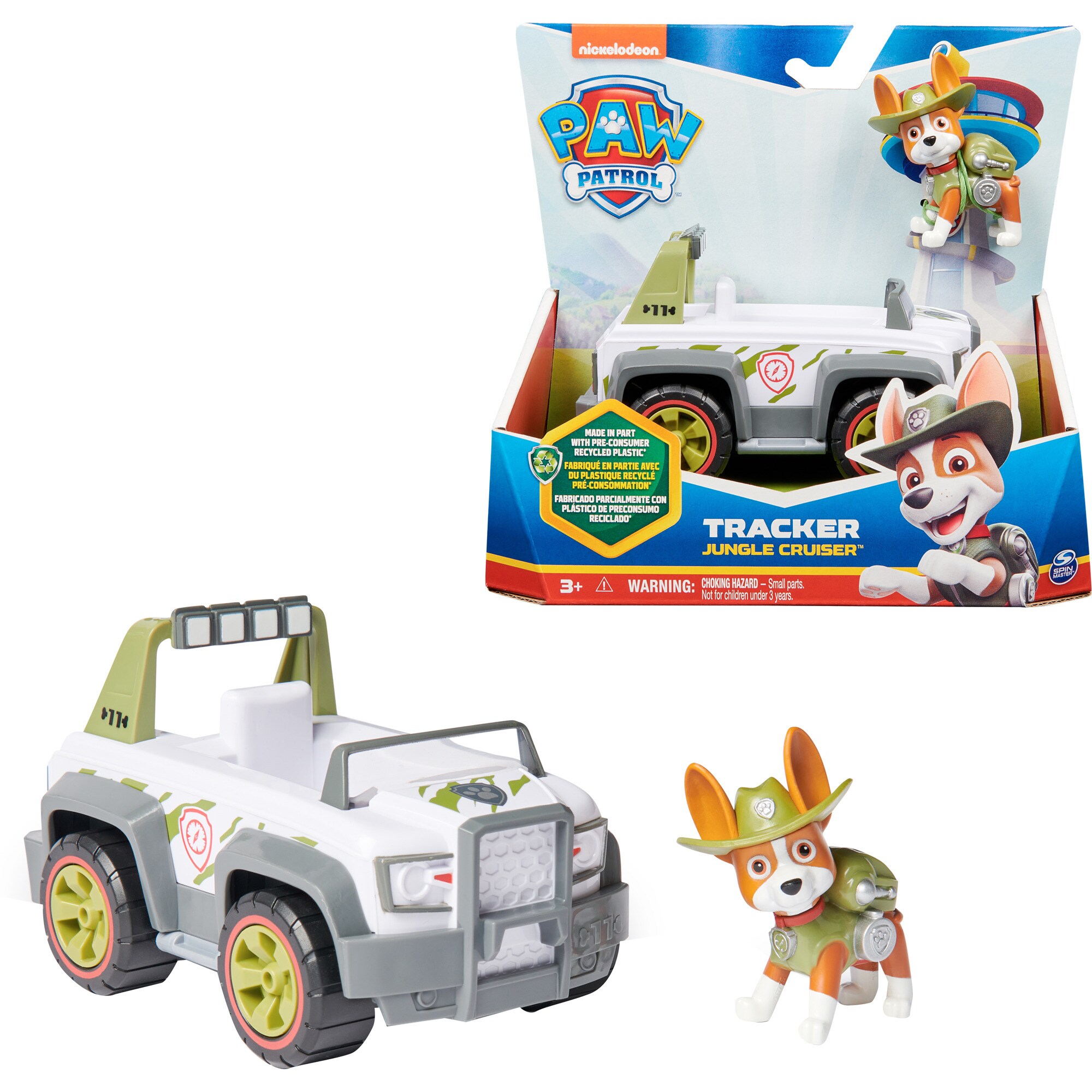 Spin Master Spielfahrzeug Paw Patrol - Dschungel-Truck mit Tracker-Figur