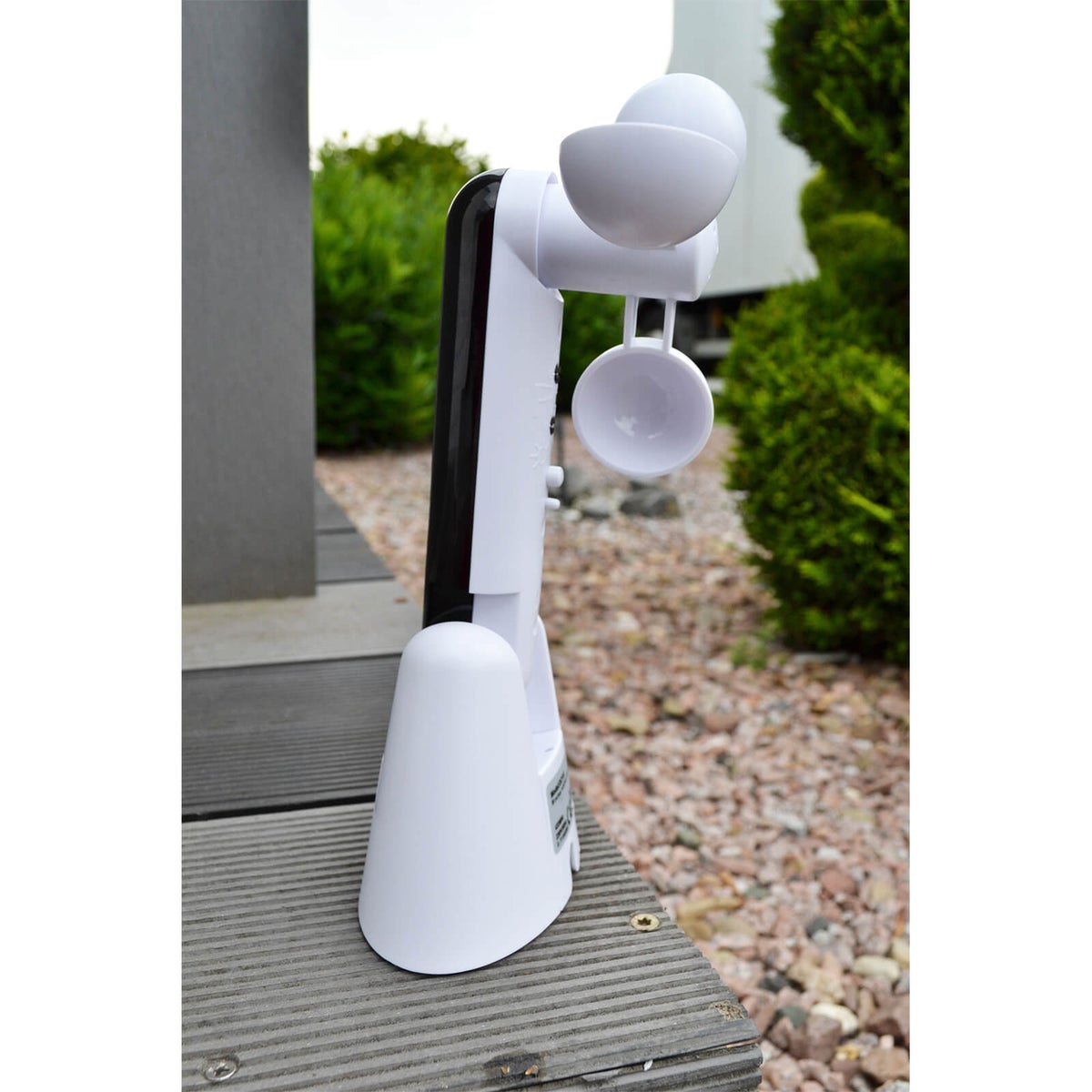 Home Deluxe - KANI windsensor voor volledige cassettezonneschermen - Afmetingen: 25 x 6 x 12 cm - 9 helderheidsniveaus - 5 windsnelheden