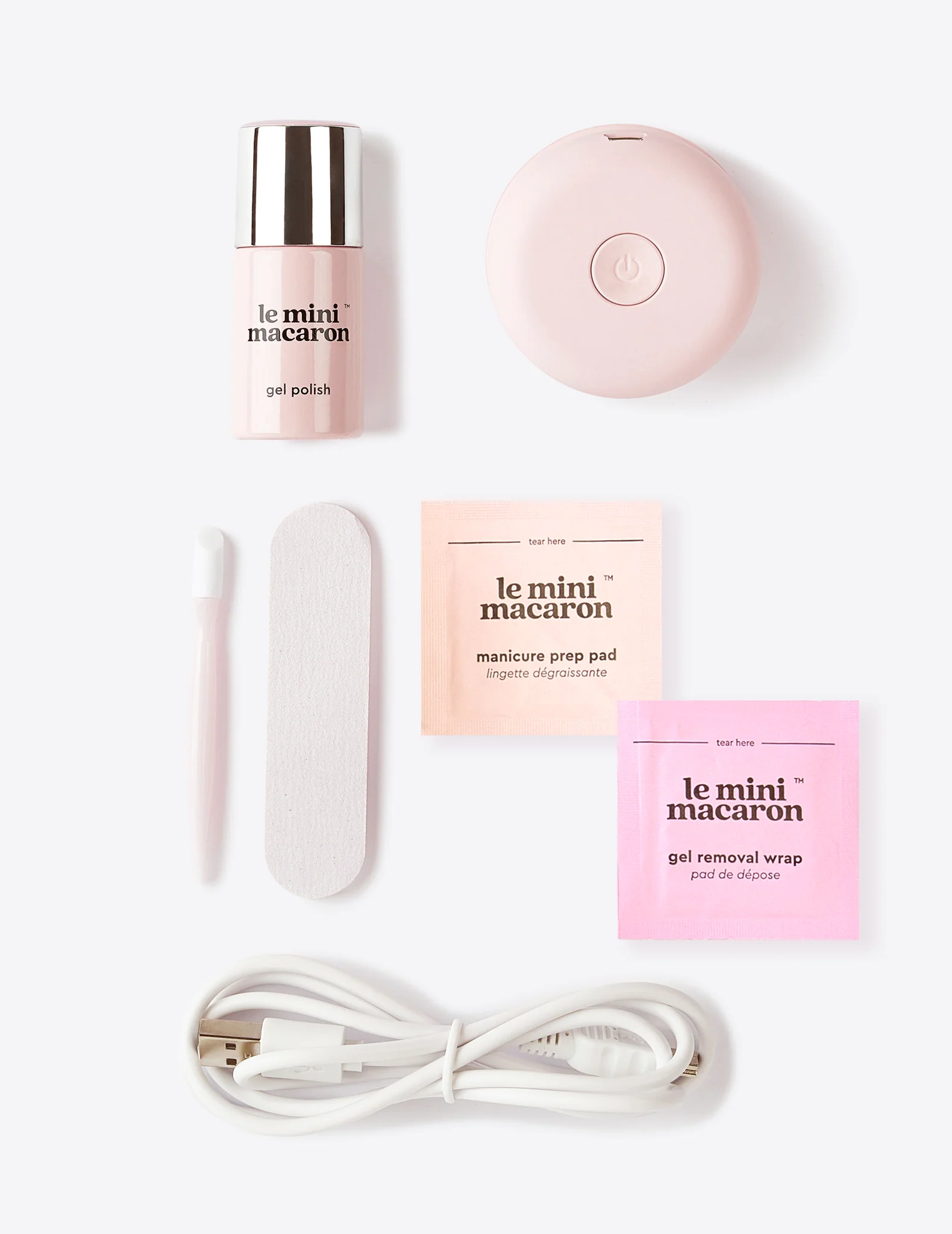 Le Mini Macaron  Gel Manicure Kit - Coconut Yogurt