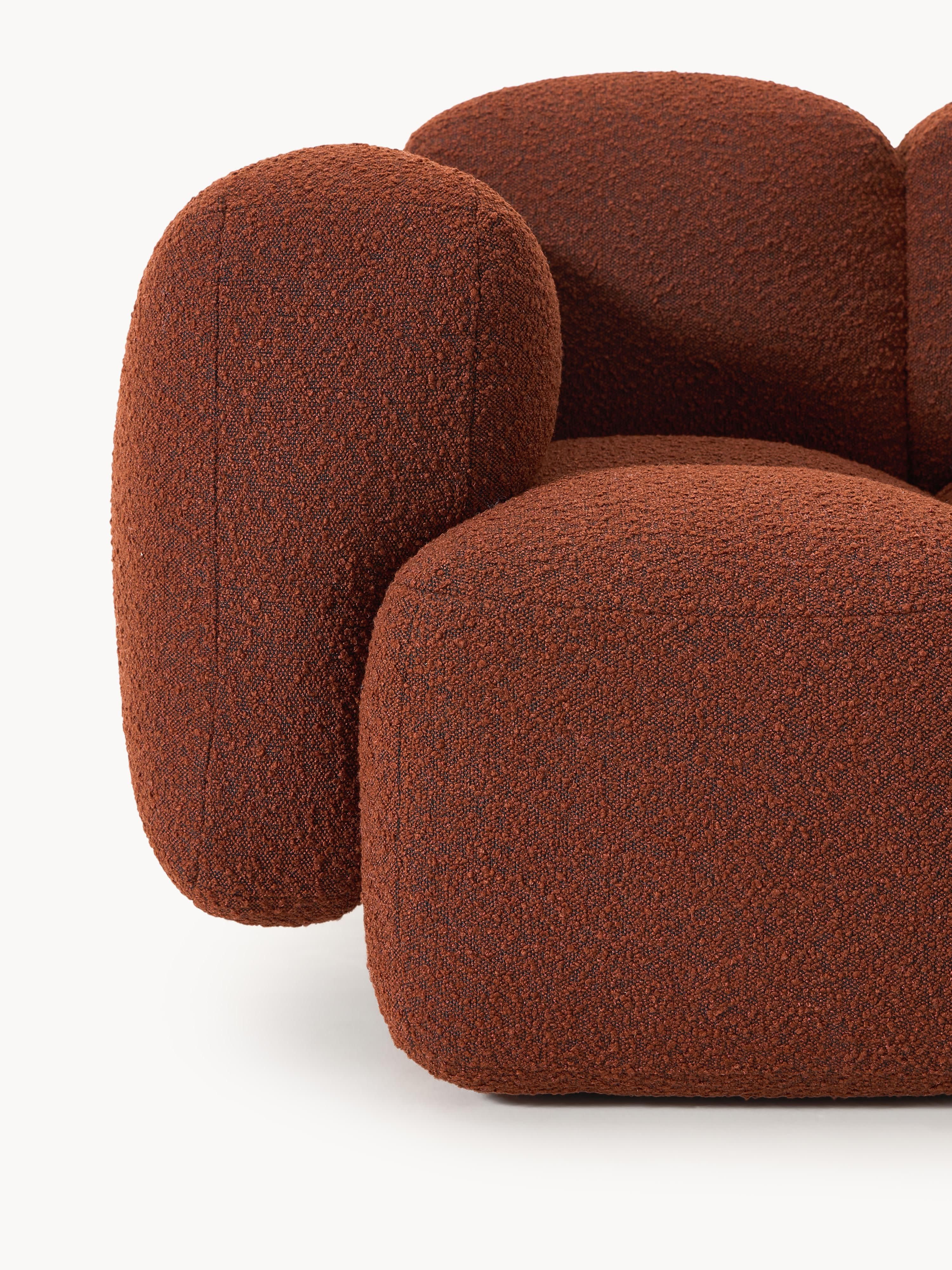 Modulaire bank Tayla (3-zits) van bouclé