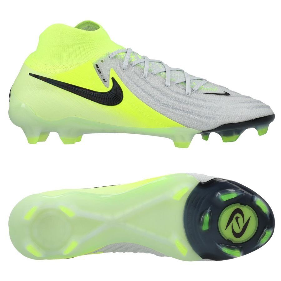 Nike Phantom Luna II Elite FG Mad Voltage - Argenté/Noir/Jaune Fluo