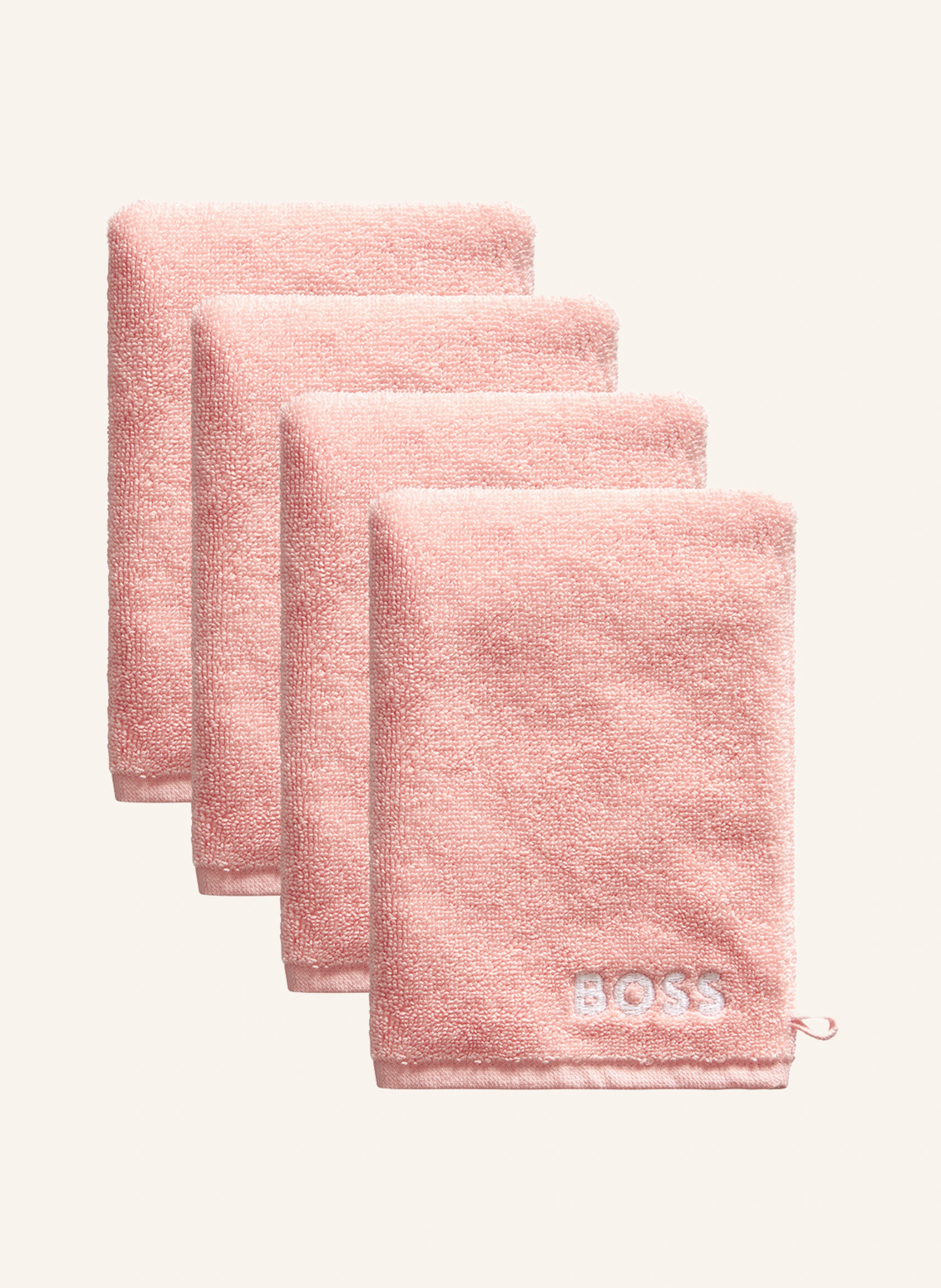 BOSS 4er-Set Waschhandschuhe 4ER-SET WASCHHANDSCHUHE