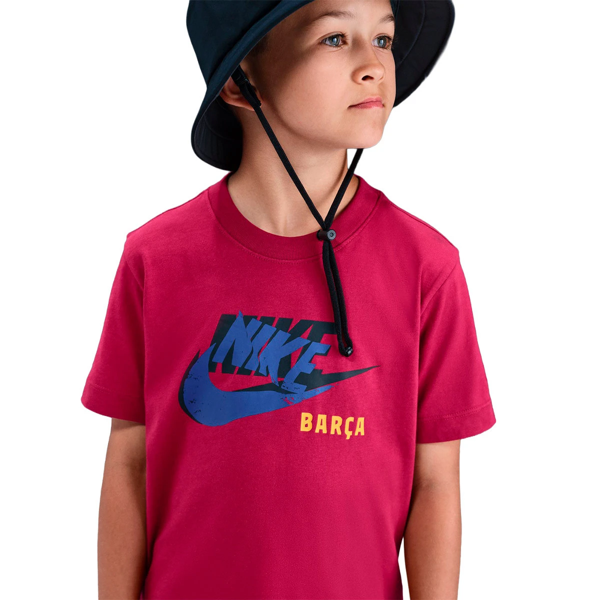 T-Shirt Nike FC Barcelona Fanswear 2025-2026 Criança