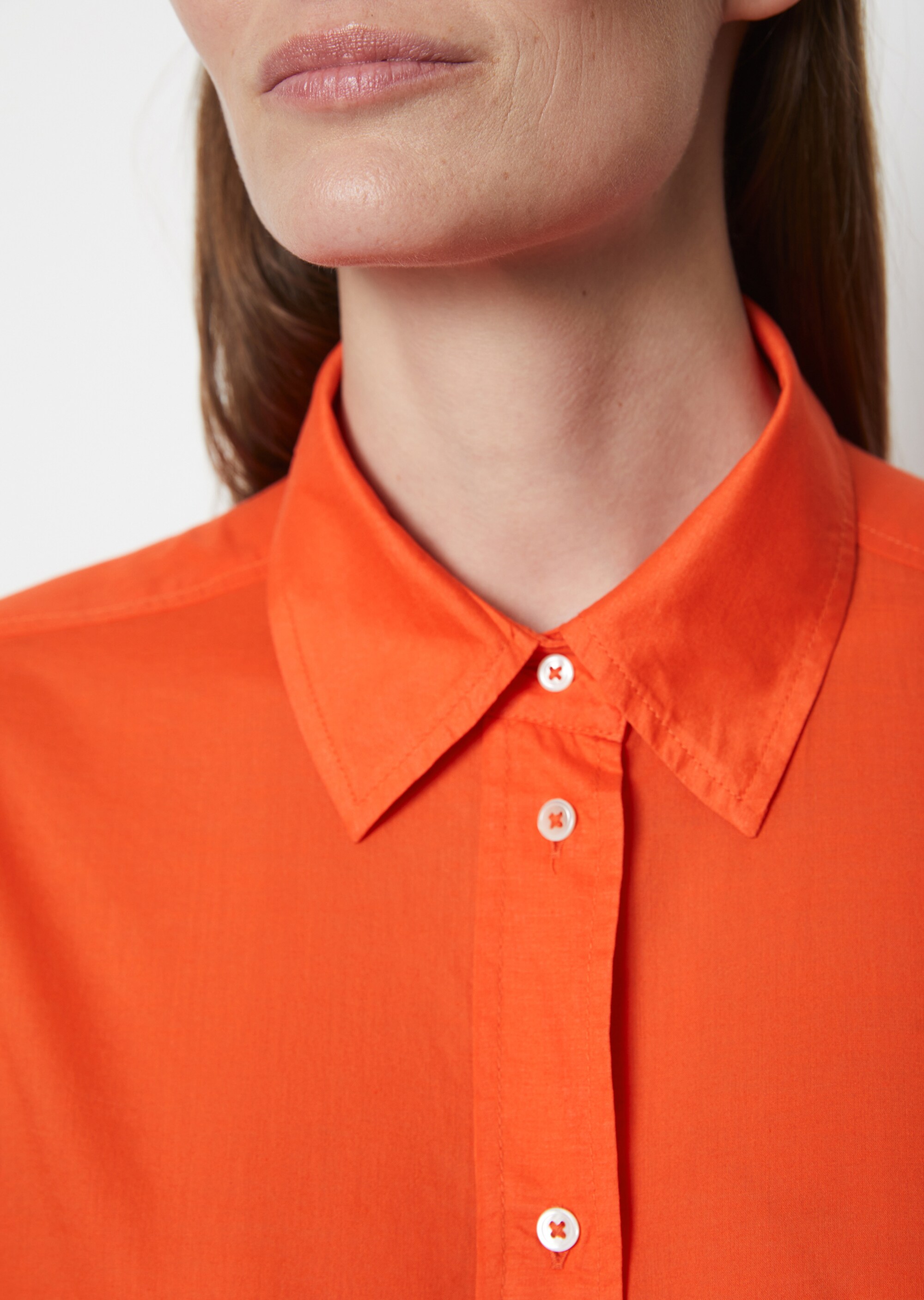 Langarm-Bluse regular aus Silky-Touch-Voile-Qualität