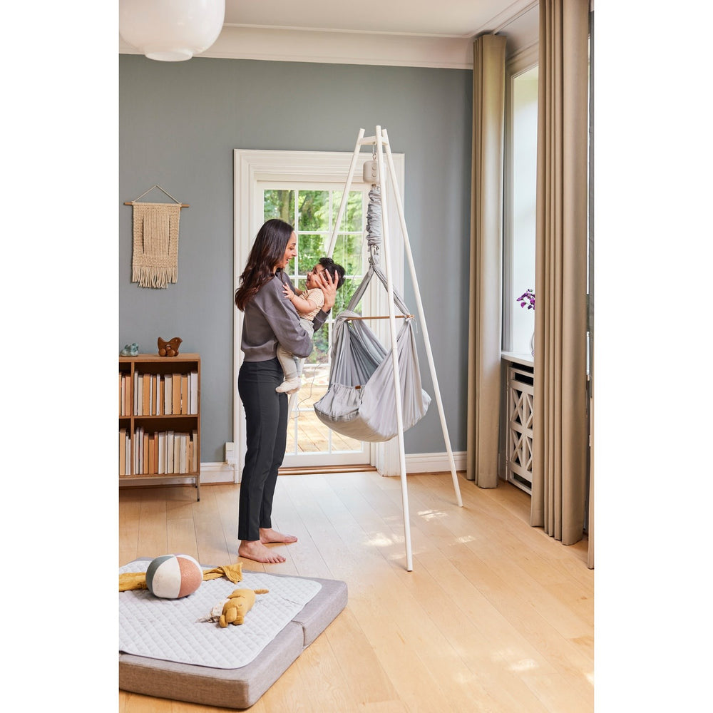 Køb MEMBANTU Grey Organic Baby Slyngevugge Premium