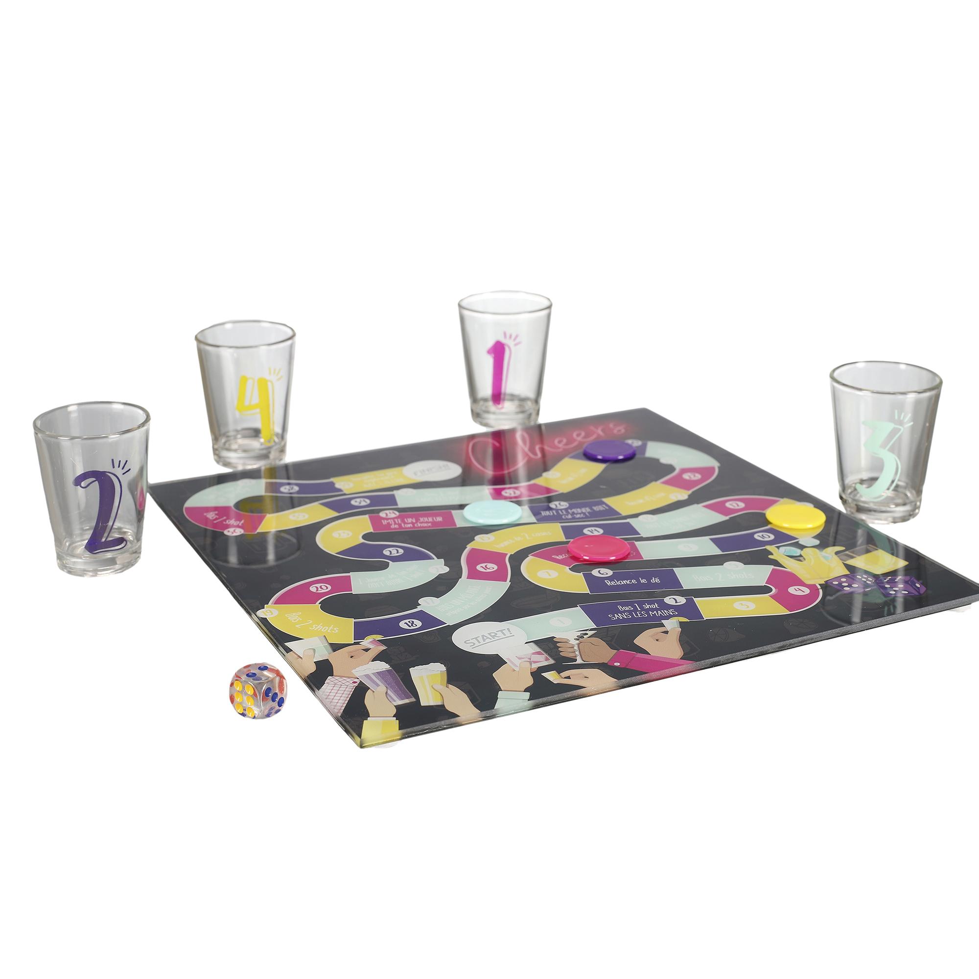 JEU A BOIRE PLATEAU ET 4 SHOOTERS