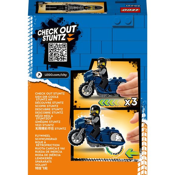 Moto de cascade Biker Lego City Action 60331