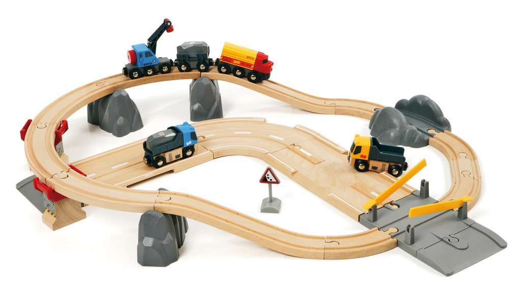 BRIO Spiel Straßen & Schienen Steinverlade Set
