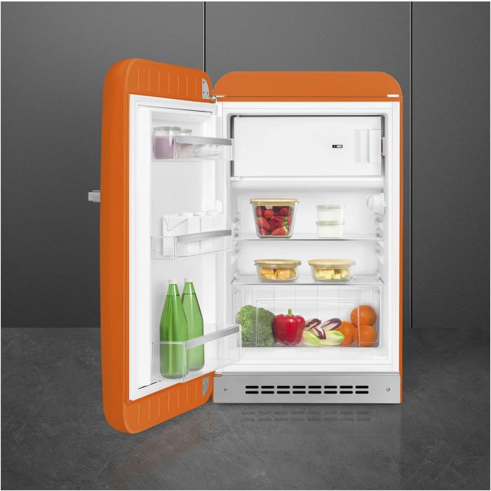 SMEG Stand-Kühlschrank 50's Retro Style FAB10LOR5 Orange
