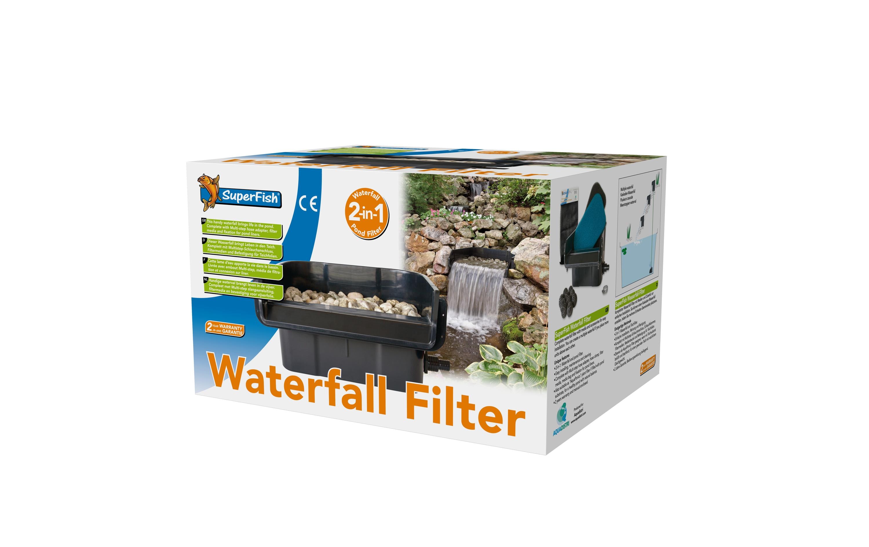 Wasserfall-FilterStapelbarer Wasserfall