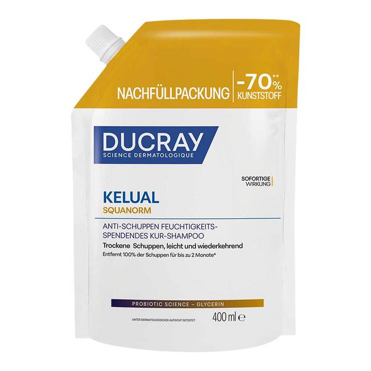 Ducray Kelual Squanorm Anti-Schuppen Shampoo trocken, 400 ml