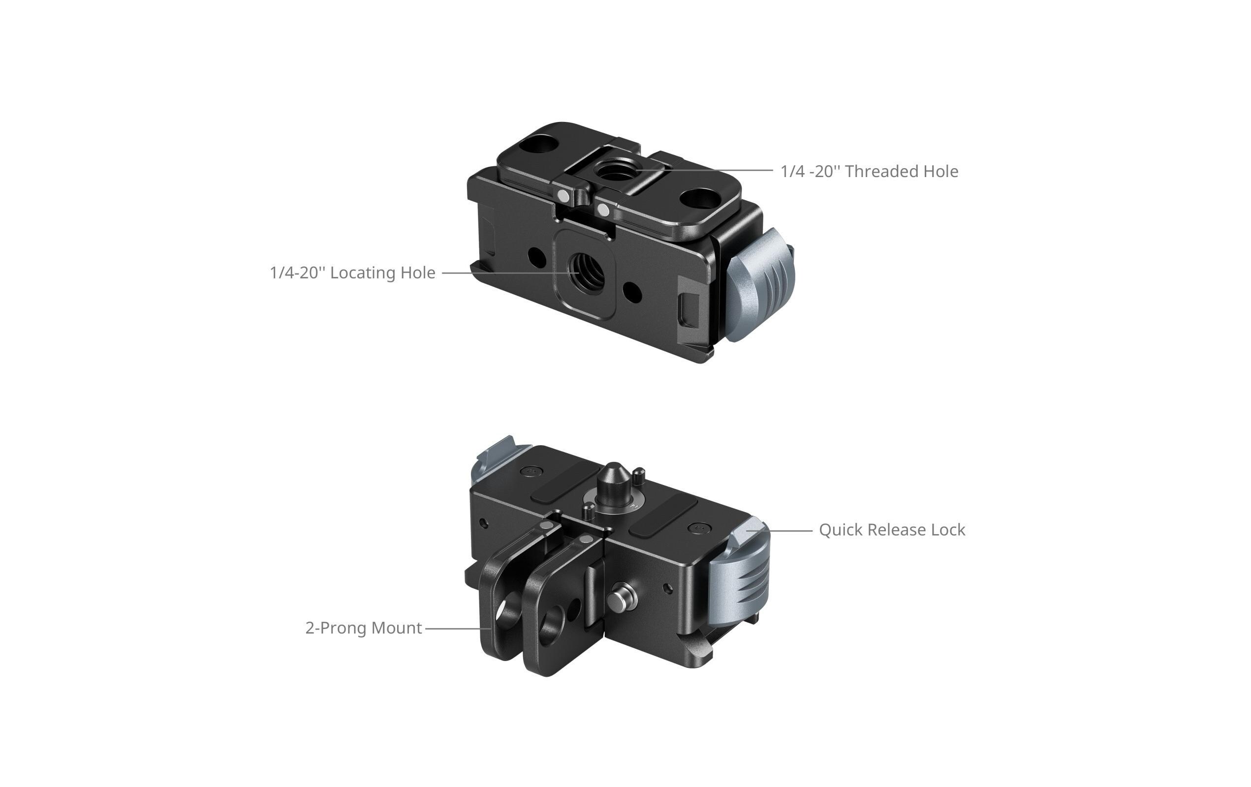Schnellwechseladapterhalterung für GoPro Hero Black 13Für schnellen Kameraeinsatz
