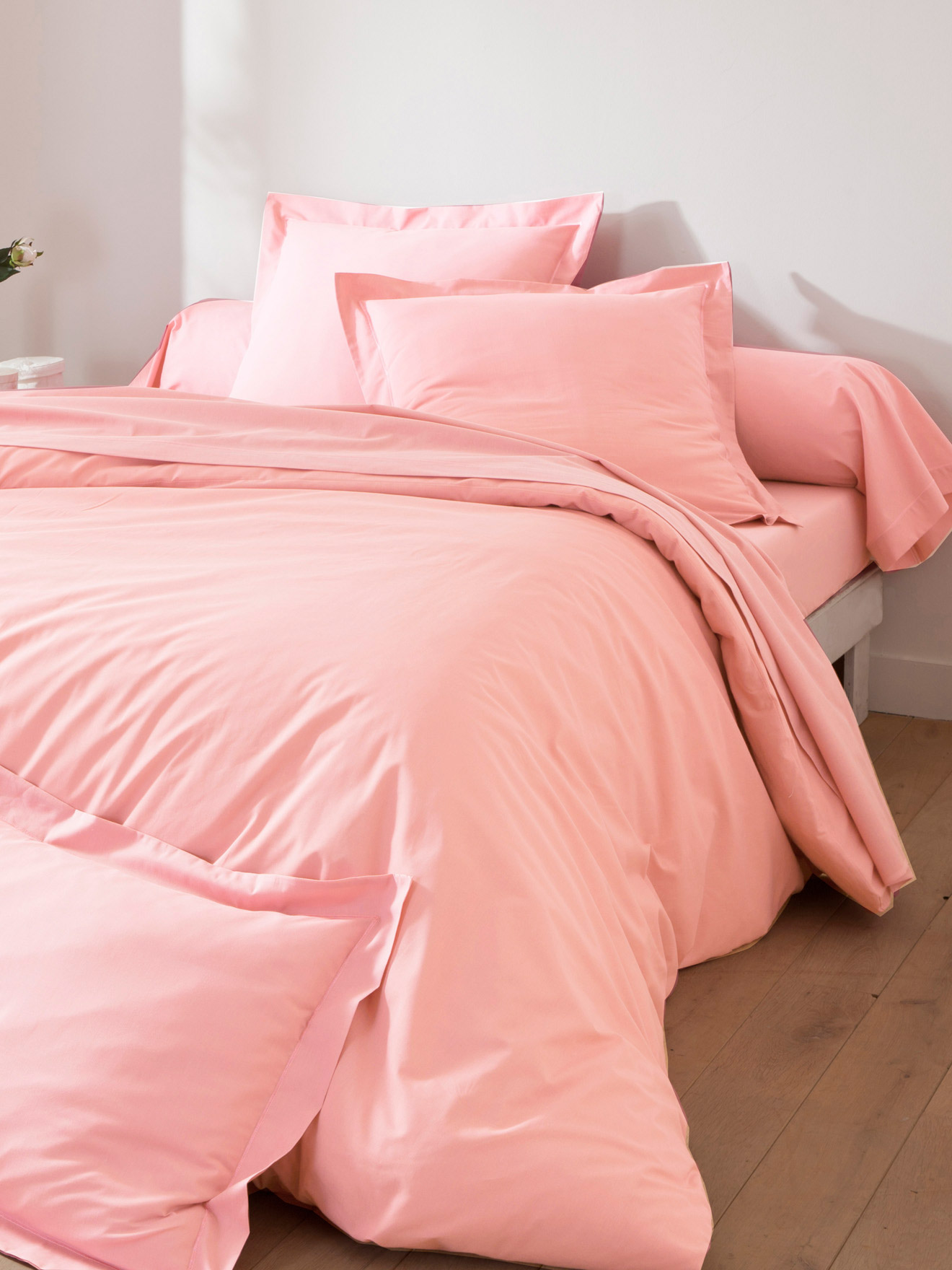 Drap en polycoton uni