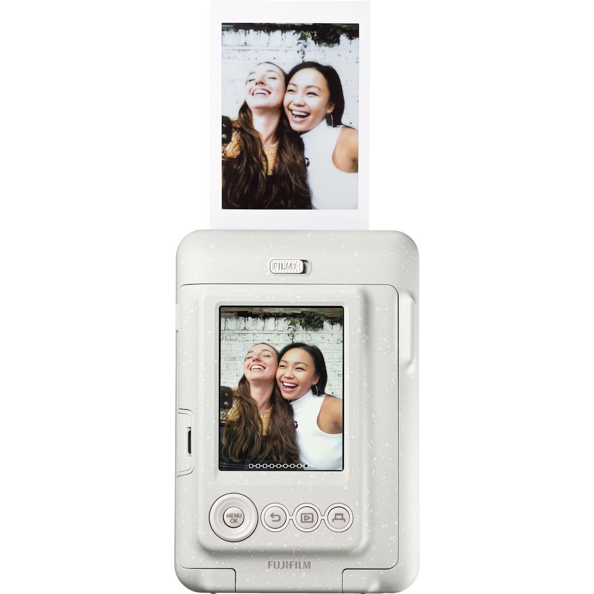 Fujifilm Instax Mini LiPlay instant camera (white)