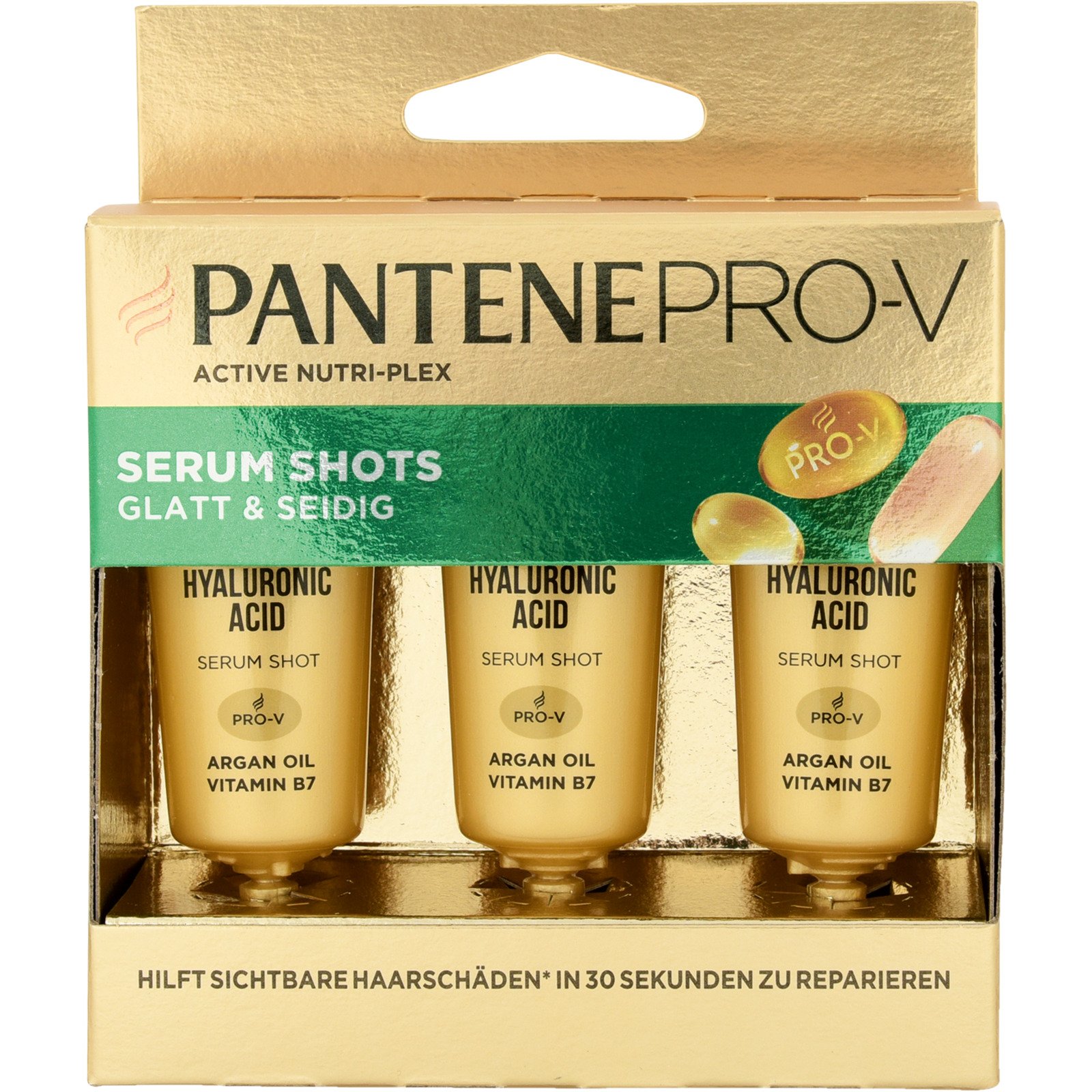 Pantene Pro-V Rescue Shots Glatt & Seidig 3 x 15 ml