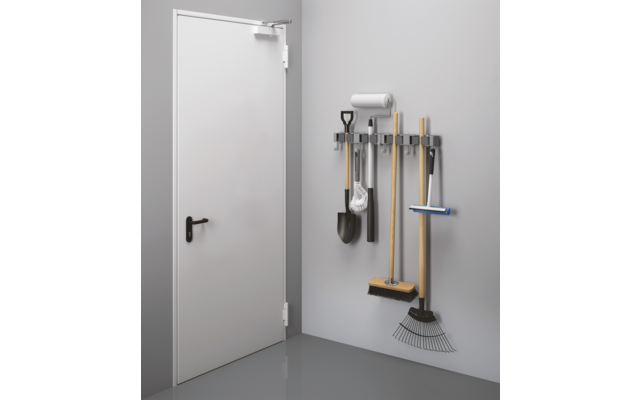 Metaltex Hang-Up Klemmleiste für Besen