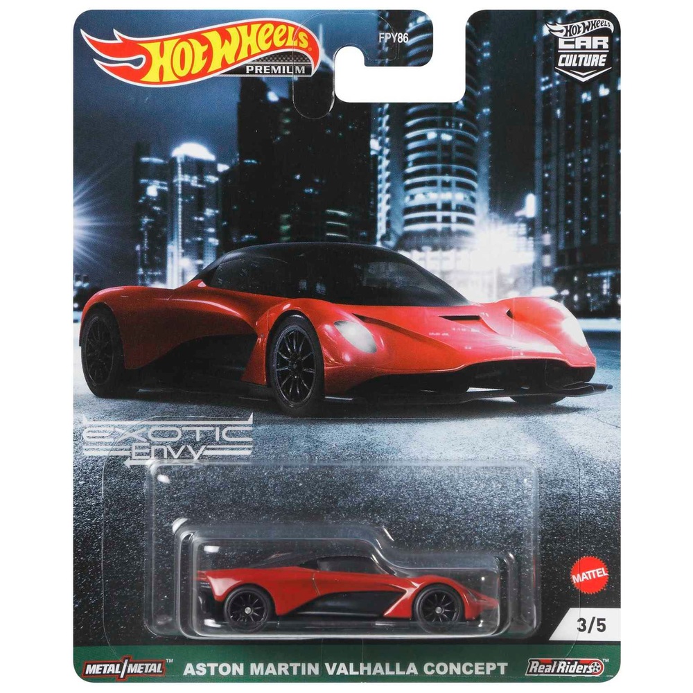 Hot Wheels Premium Car Culture 1:64 Maßstab Diecast Aston Martin Valhalla Concept Fahrzeug