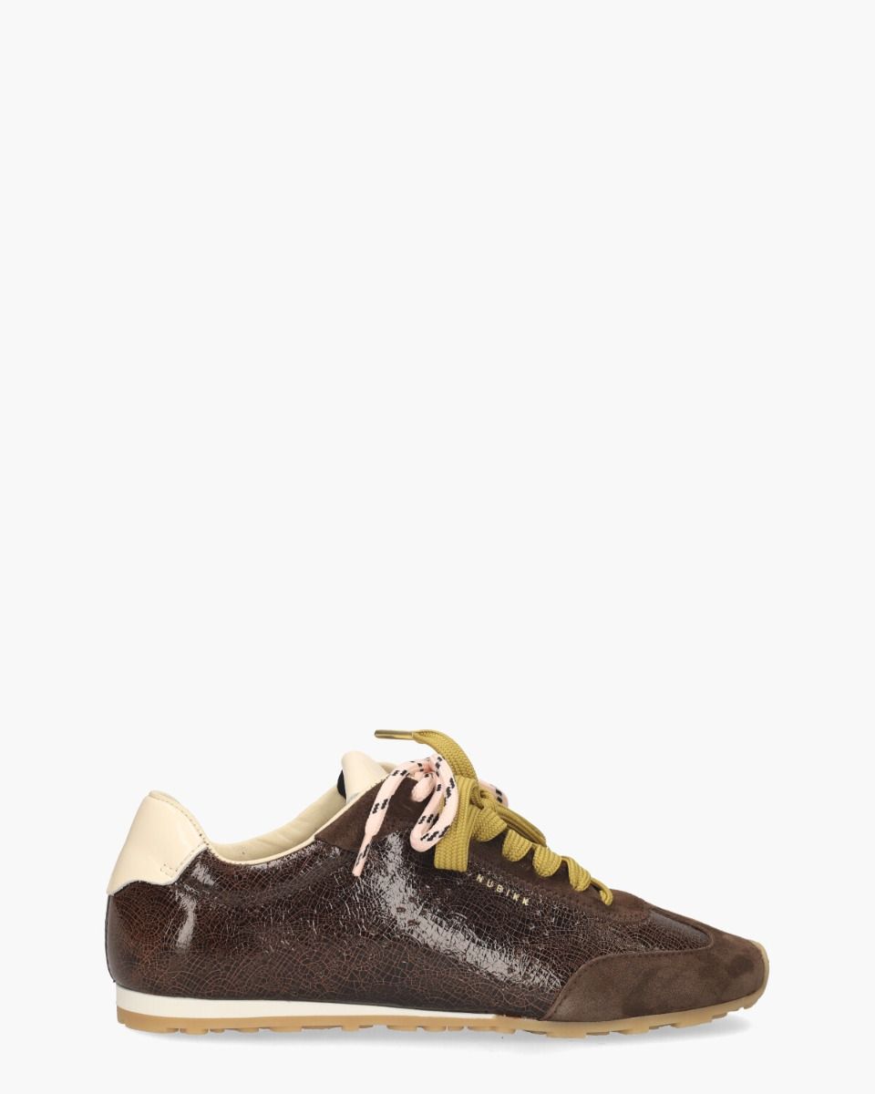 Nubikk Billy Lou Donkerbruin Damessneakers