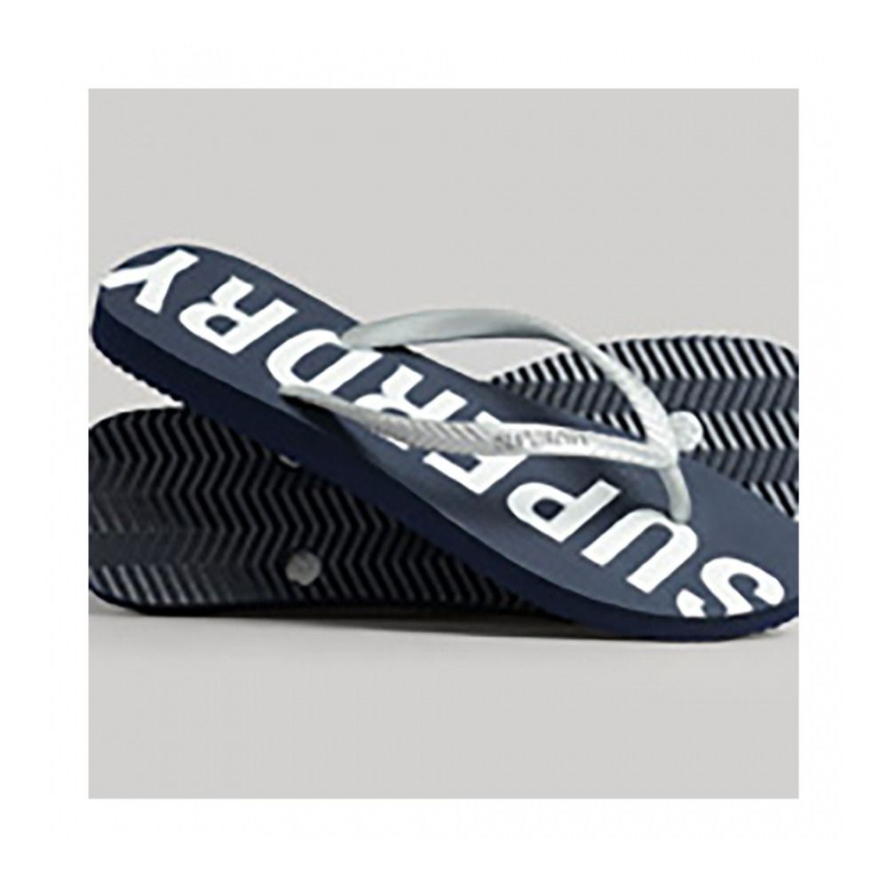 Superdry CODE CORE SPORT FLIP FLOP - Tongs Femme eclipse navy/metallic silver