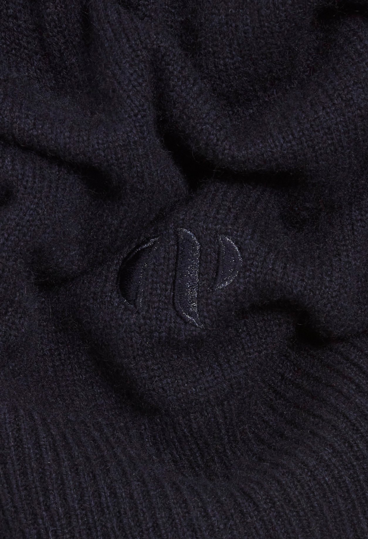 Pull cachemire bleu marine