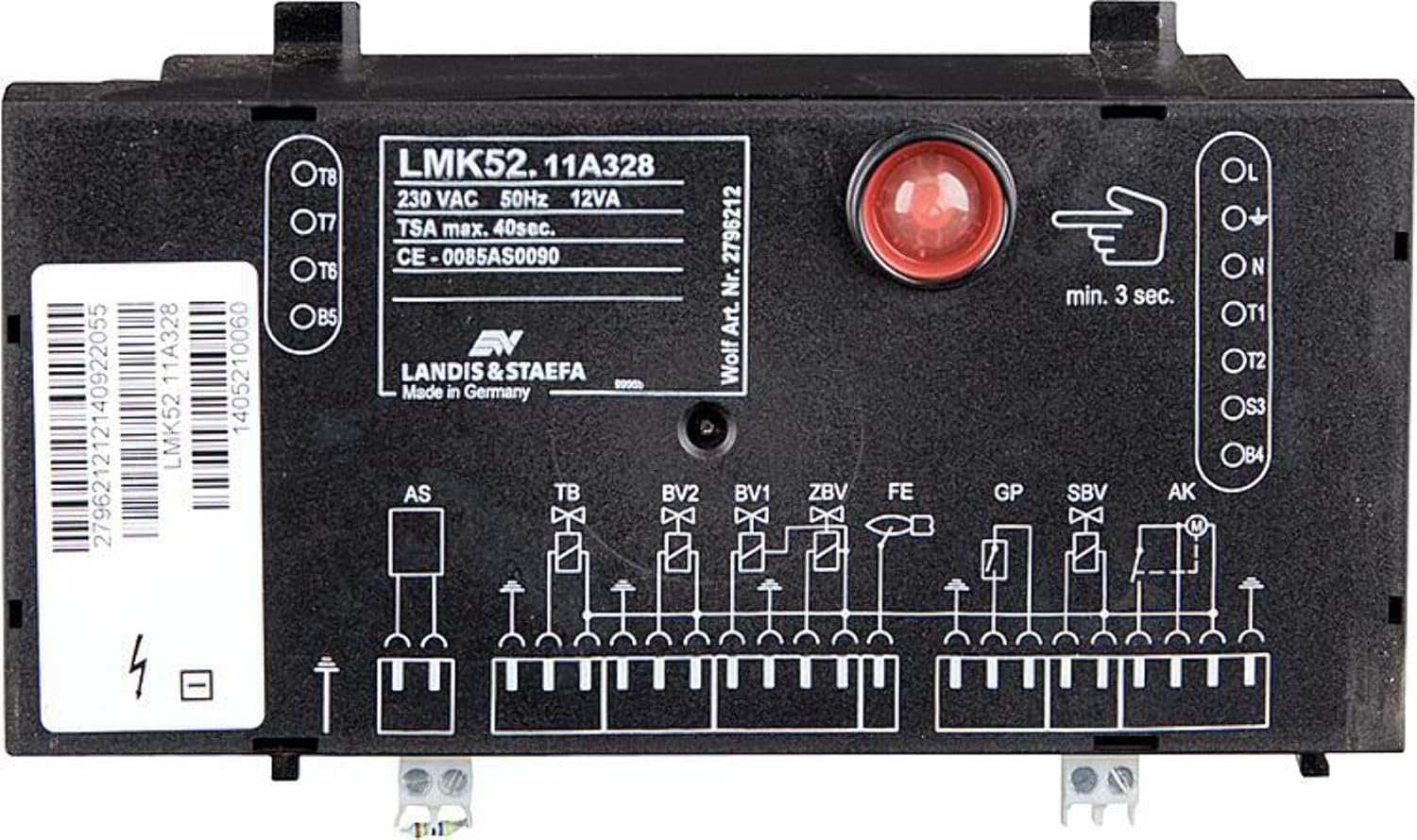 Wolf Gasfeuerungsautomat LMK 52.11A328 - 2796212/8903151