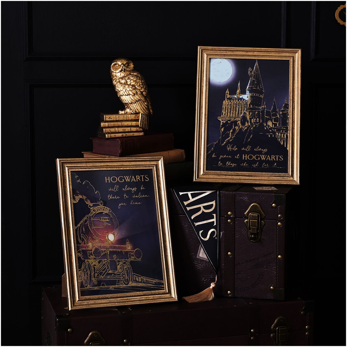 Poudlard Express & Poudlard - Lot de Poster | Harry Potter Photo encadrée