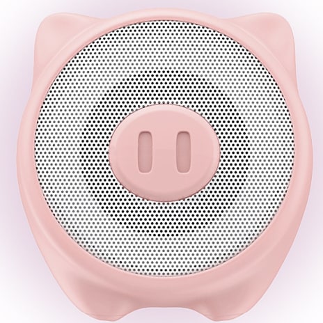 SBS bluetooth højttaler - lyserød gris