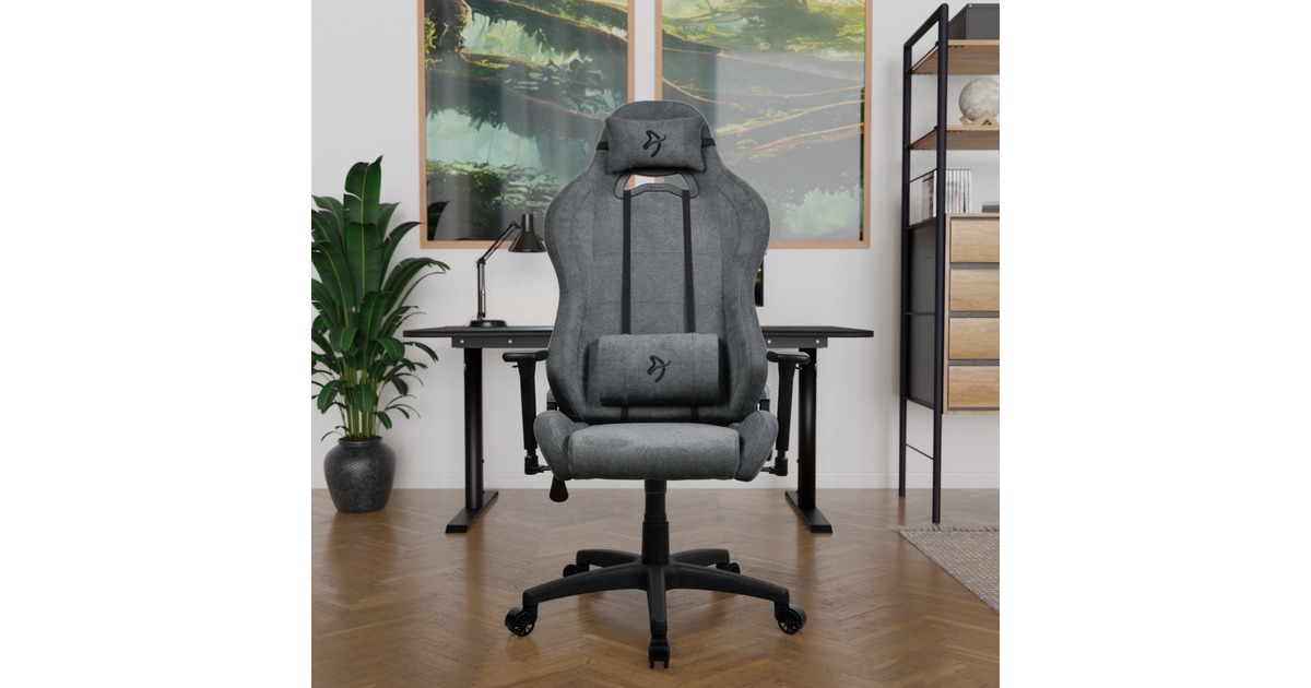 ArozziTorretta Soft Fabric - Ash gamestoel  (Antraciet)