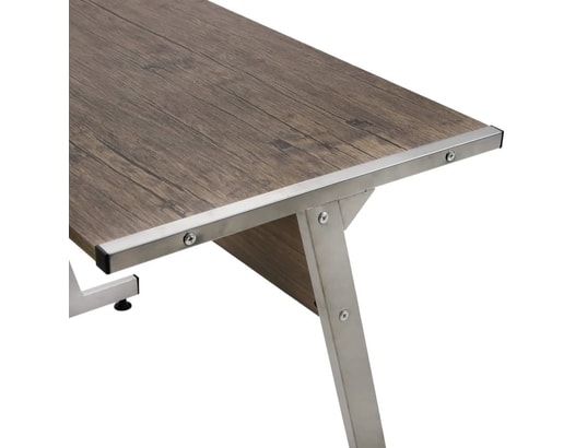 VIDAXL - Bureau d'angle marron bois d'ingénierie
