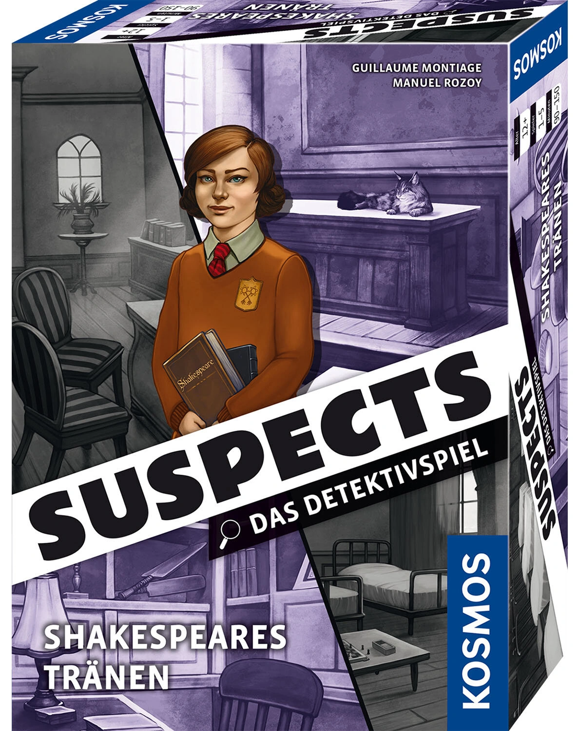 Detektivspiel SUSPECTS - SHAKESPEARES TRÄNE in bunt