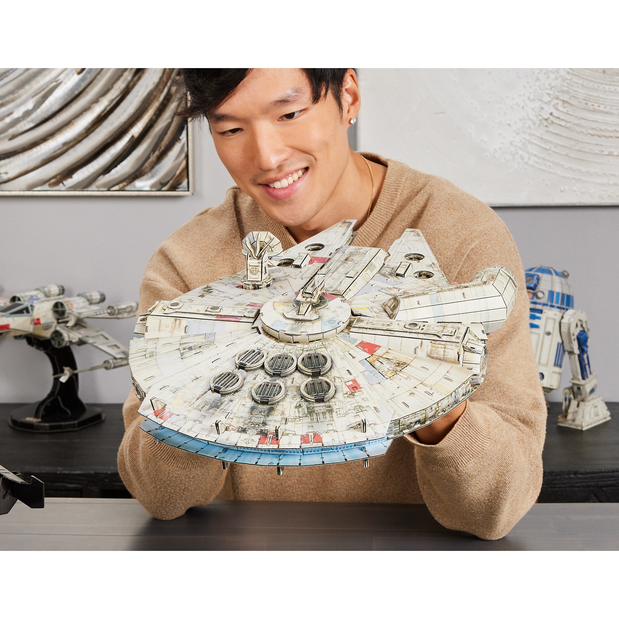 Spin Master Modellbau 4D Build - Star Wars Millennium Falcon