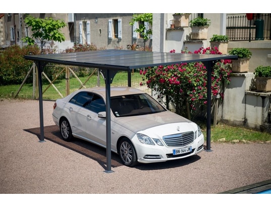 HABRITA - Carport ALUMINIUM toit plat