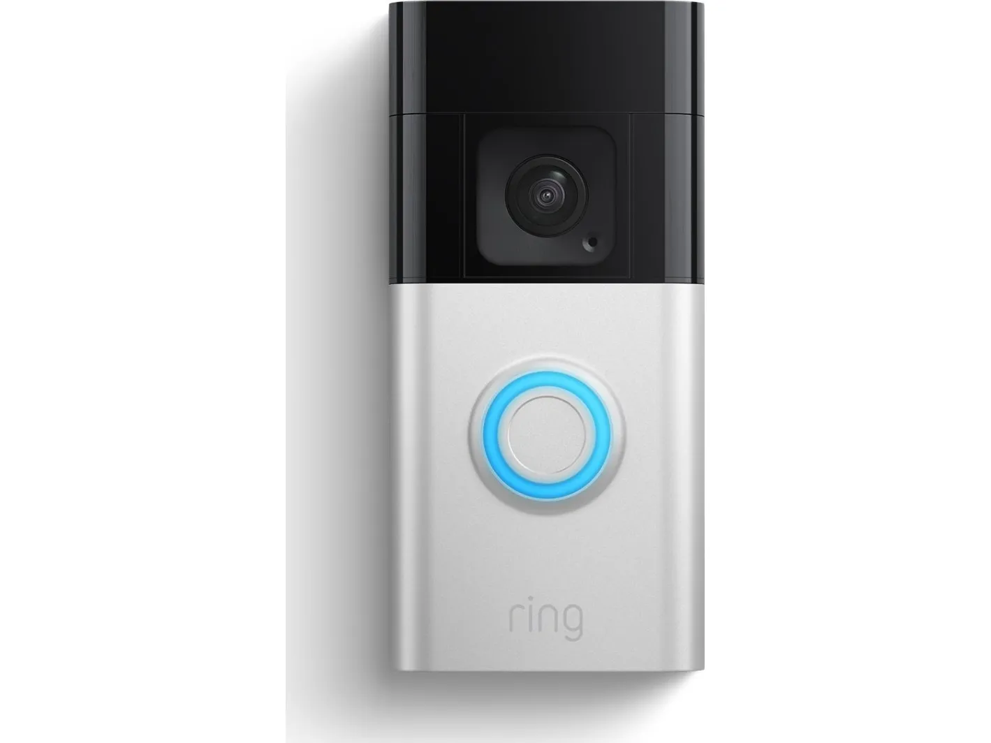 Ring Video Doorbell Plus - Smart dørklokke - med kamera - trådløs - 802.11b/g/n - 2.4 Ghz - satinnikkel