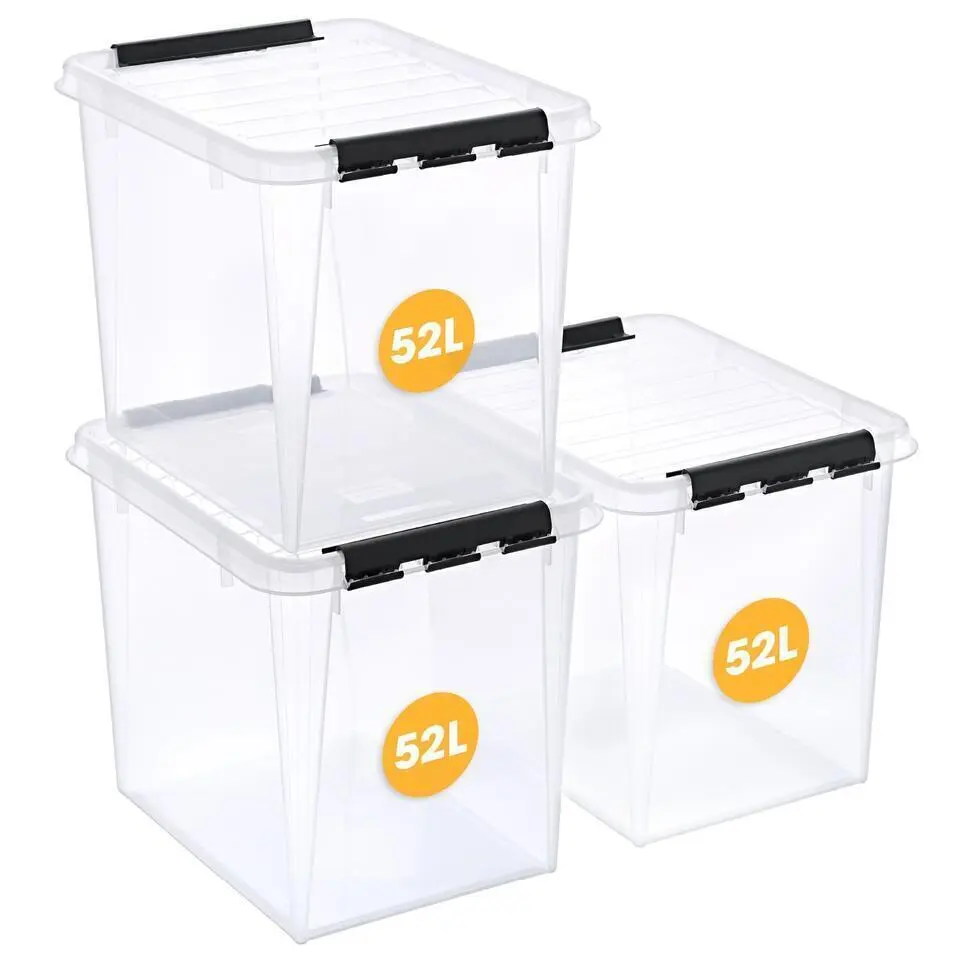 SmartStore Stevige Opbergbox 52L Set van 2 - 50x39x41cm