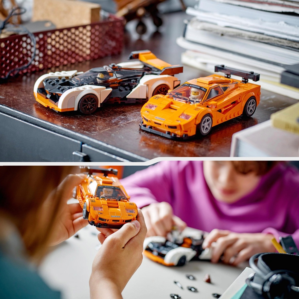 LEGO Speed Champions 76918 McLaren Solus GT & McLaren F1 LM Spielzeugautos