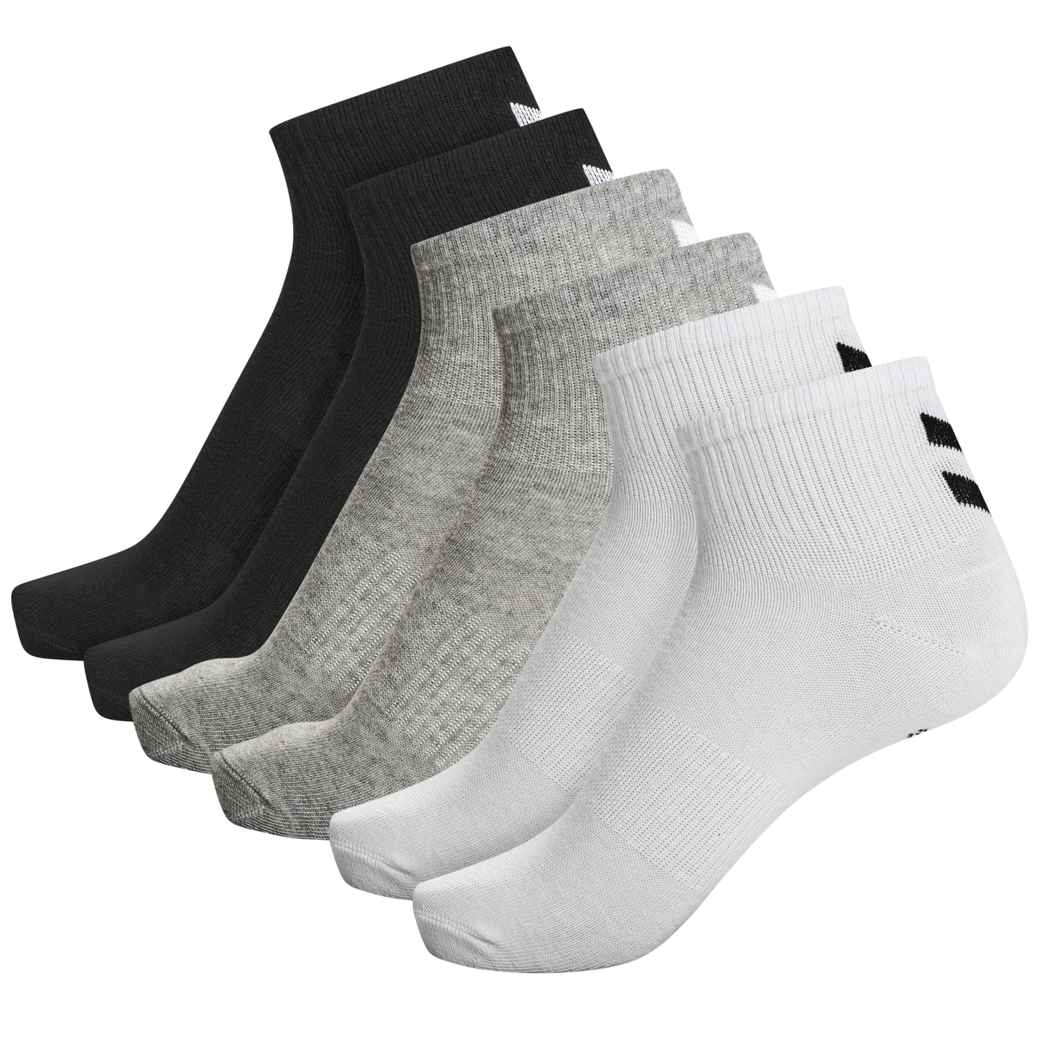 hmlCHEVRON 6-PACK  MID CUT SOCKS