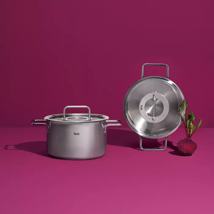 Fissler Pure Collection Pannenset met glazen deksel - 4 delig