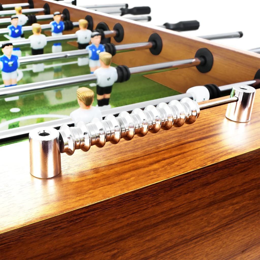 vidaXL Tafelvoetbaltafel, staal, 60 kg, 140x74,5x87,5 cm
