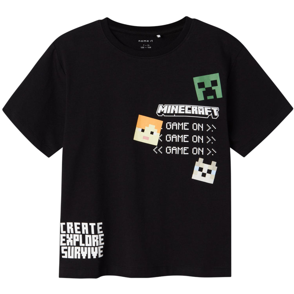 Køb Name It Black Jafar Minecraft Regular T-Shirt