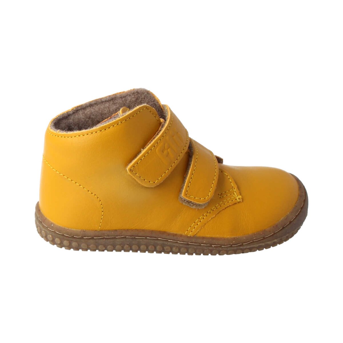 B2021212-F4 SOFT-FEET bio nappa mustard woolfleece Weite/M