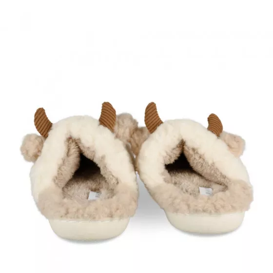 Chaussons vache BEIGE PHILOV
