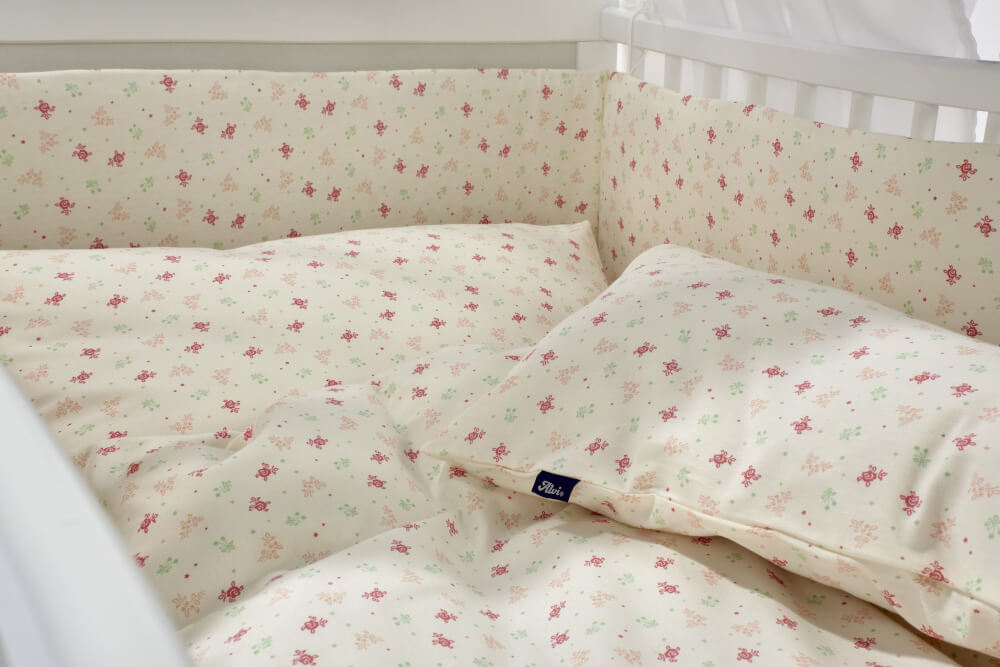 ALVI Bettset Organic Cotton Rose Garden