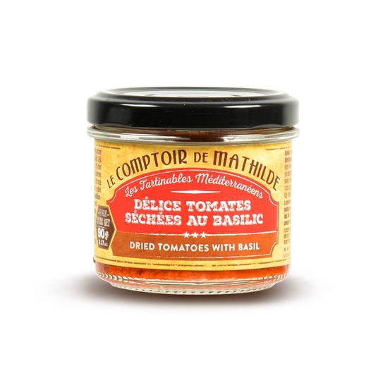 Délice de tomates séchées au basilic 90g