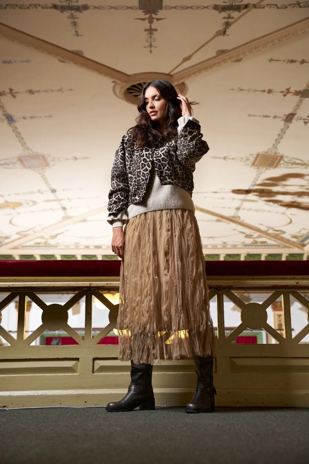 Marta Du Chateau Mdcisabelle Skirt G3050 camello 1